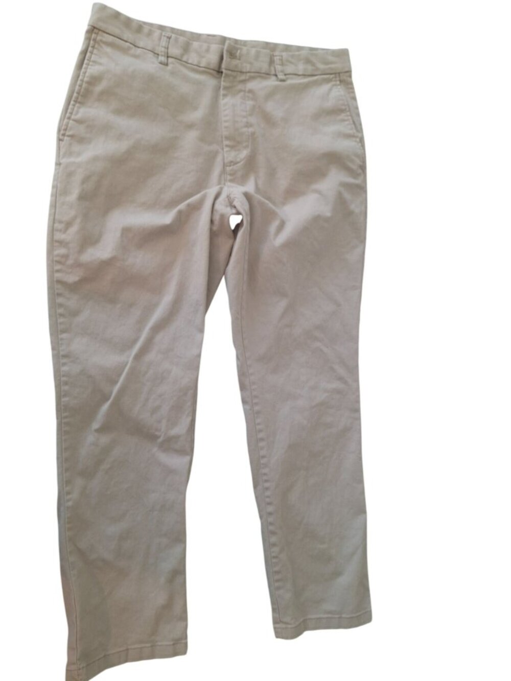 Old Navy Mens 32x27 Khaki Chino Pants Straight Built In Flex Preppy Workwear